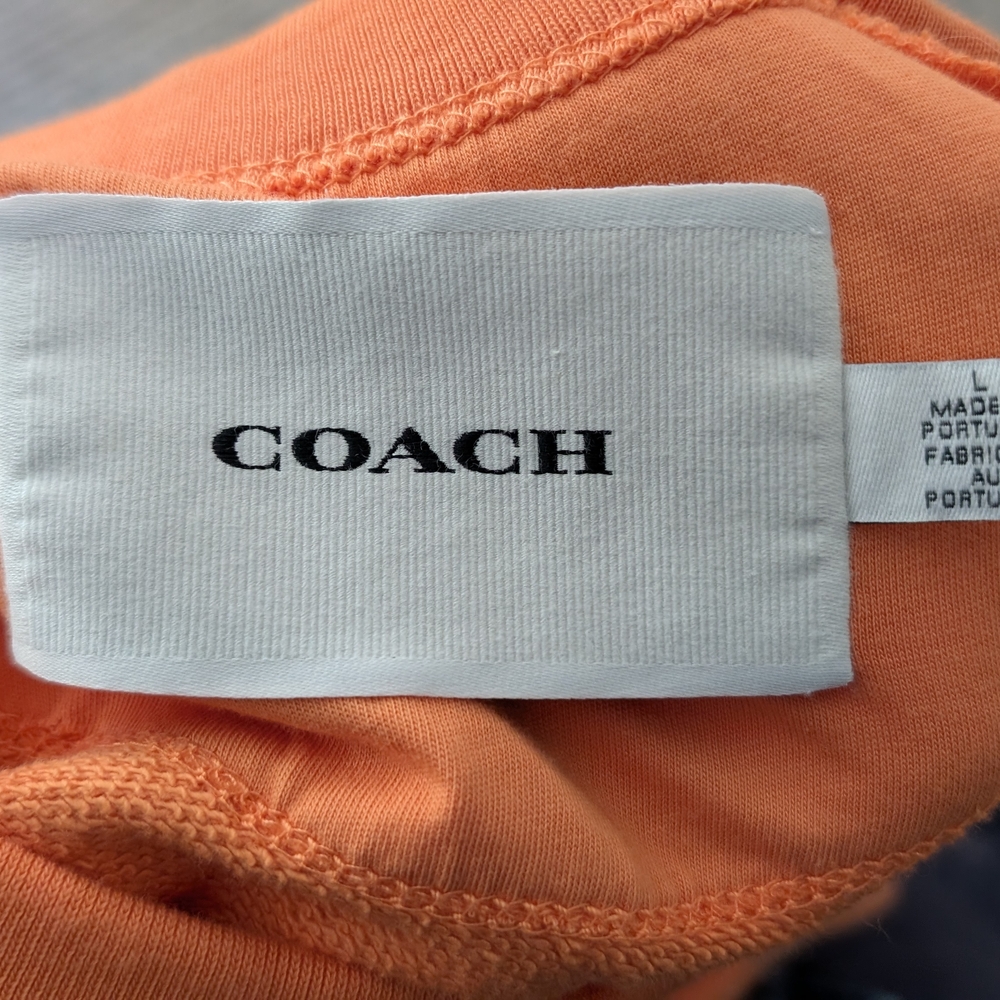 Coach Men's Orange Sweater - Picture 3 of 3